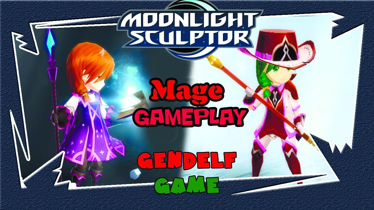 Moonlight Sculptor Mobile Mage gameplay Lvl 80+ (Taiwan ) геймплей Маг iOS/Android