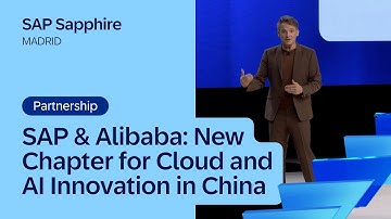 SAP & Alibaba: New Chapter for Cloud and AI Innovation in China | SAP Sapphire Madrid 2025