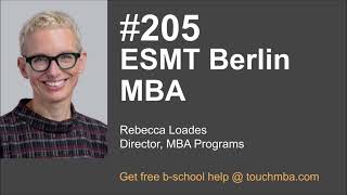 ESMT Berlin MBA Program & Admissions Interview with Rebecca Loades