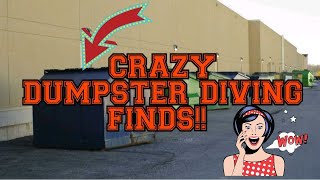 **DUMPSTER DIVING - WAIT TILL YOU SEE WHAT EMPLOYEES THREW AWAY!  FREE HAUL