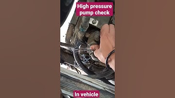 Cummins pump testing manual in vehicle starting problem#shorts