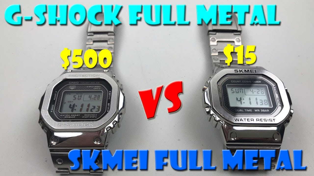 full metal digital watch