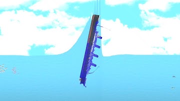 Floating Sandbox - Titanic 2 Sinking Animation