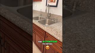 Pahrump Kitchen Tour: Gorgeous Refrigerator & Custom Cabinets