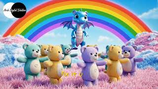 Rainbow Blocks Song for Babies | Learn Colors & Stacking for Toddlers 🌈