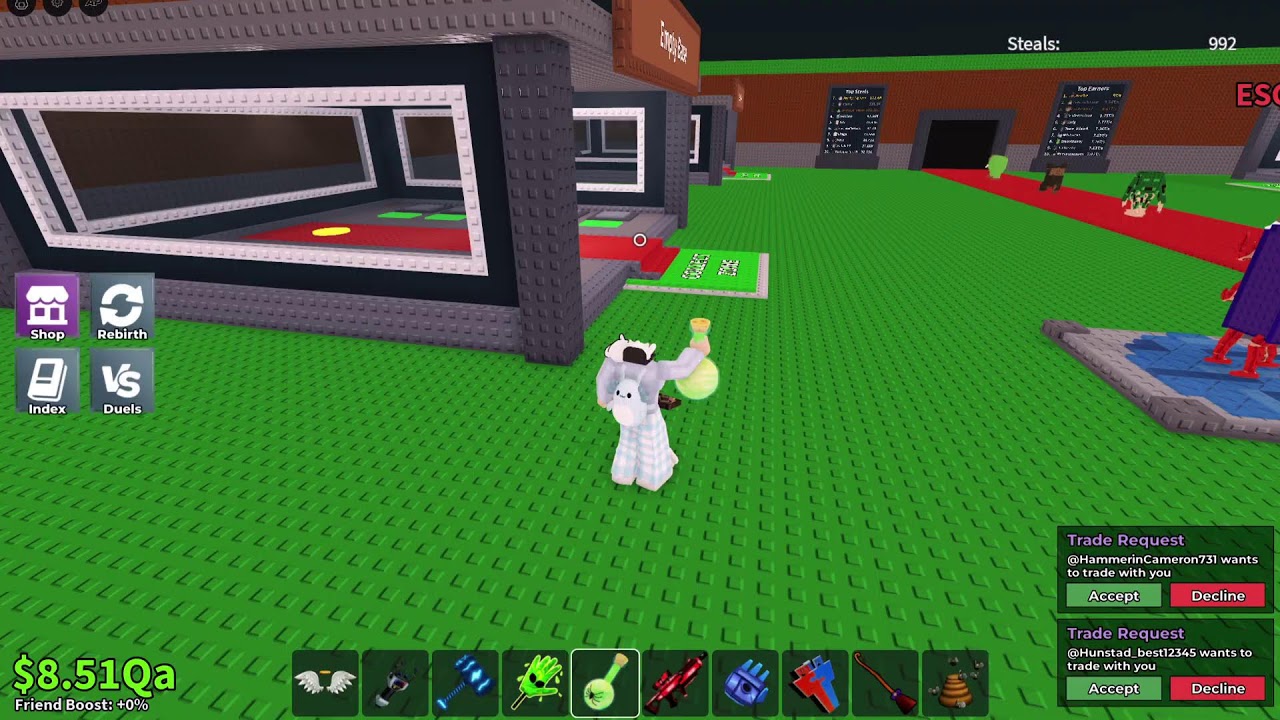 Steal a brainrot trading dragon and garama ive