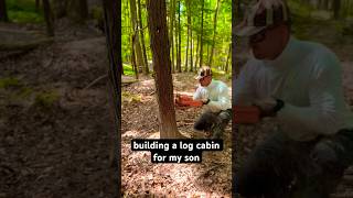 Building A Log Cabin For My Son