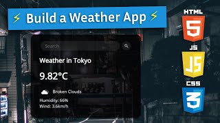Build a Weather App with HTML, CSS & JavaScript screenshot 5