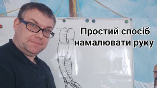 Простий спосіб намалювати руку )