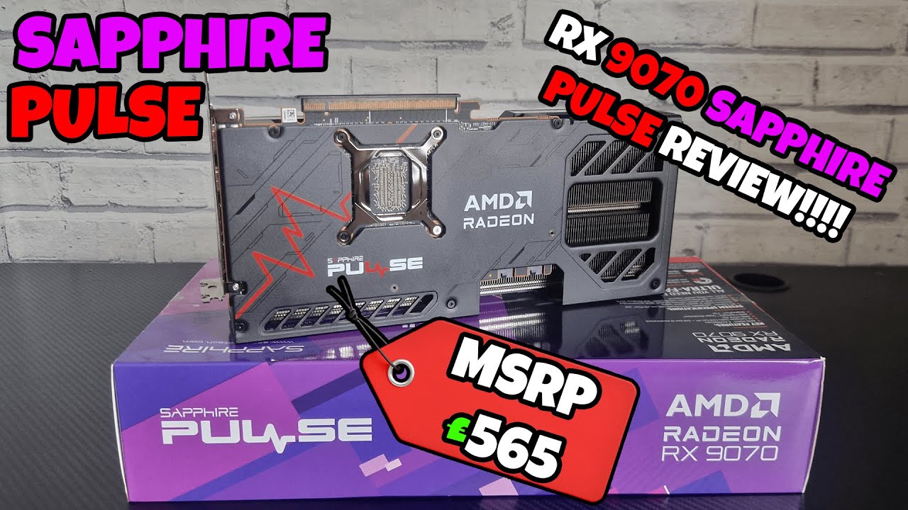 ОБЗОР RX 9070 SAPPHIRE PULSE!!! ТЕМПЕРАТУРНЫЙ ТЕСТ | ТЕСТЫ И ДРУГОЕ..