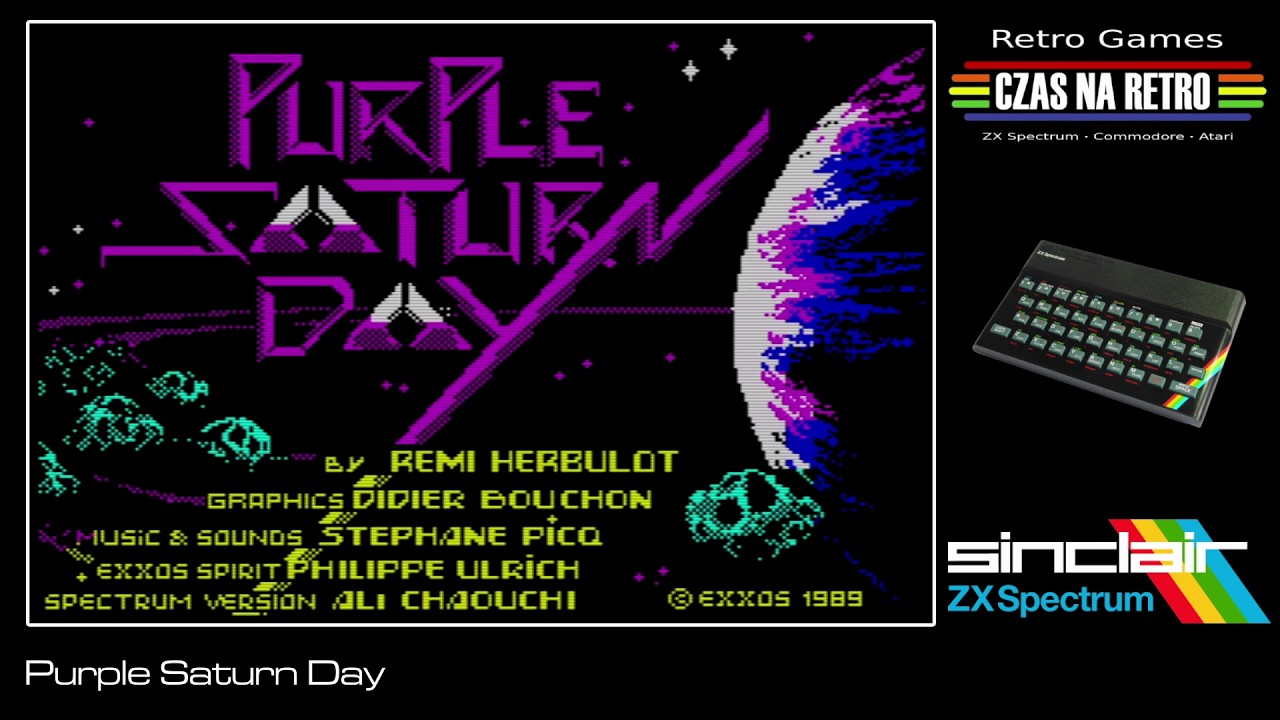 Purple Saturn Day (1989) - ZX Spectrum - YouTube