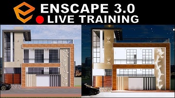 🔴LIVE ENSCAPE 3.0 TRAINING | RENDERING AND WALKTHROUGH
