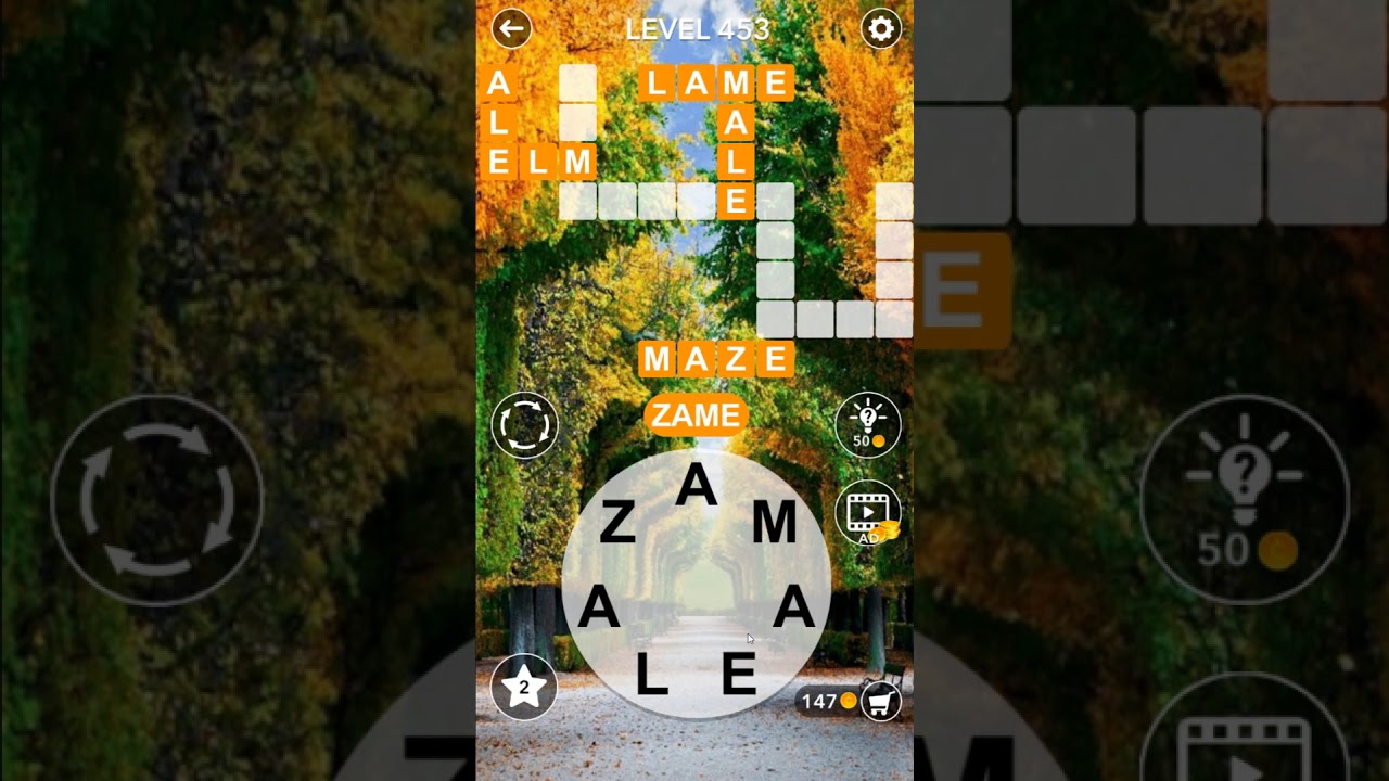 Word Crossword Search level 453