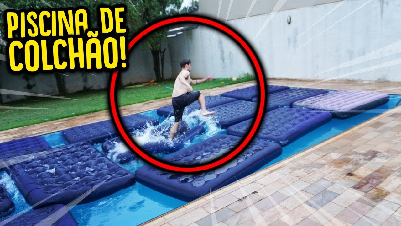 haha ne demek COBRI MINHA PISCINA DE COLCHÕES !! ( IMPRESSIONANTE ) [ REZENDE EVIL ]