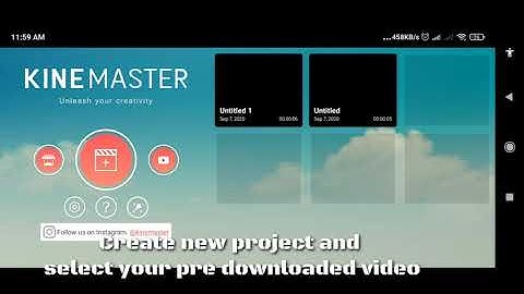 How to make simple VLOG intro for beginners using Kinemaster app