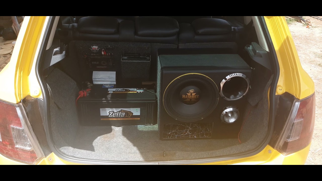 caixa trio com Hammer 5.2 muito forte