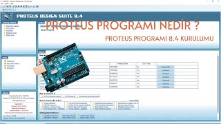 1 - Proteus Programı Nedir ? Proteus 8.4 Programı Kurulumu