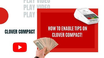Clover Compact POS | Boost Your Revenue: How to Enable Tips on Clover Compact! Clover Point of sale