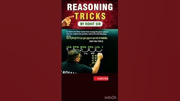🔥ALPHABET SERIES | REASONING BY ROHIT SIR | #shorts #ssc #reasoning #radianmensa