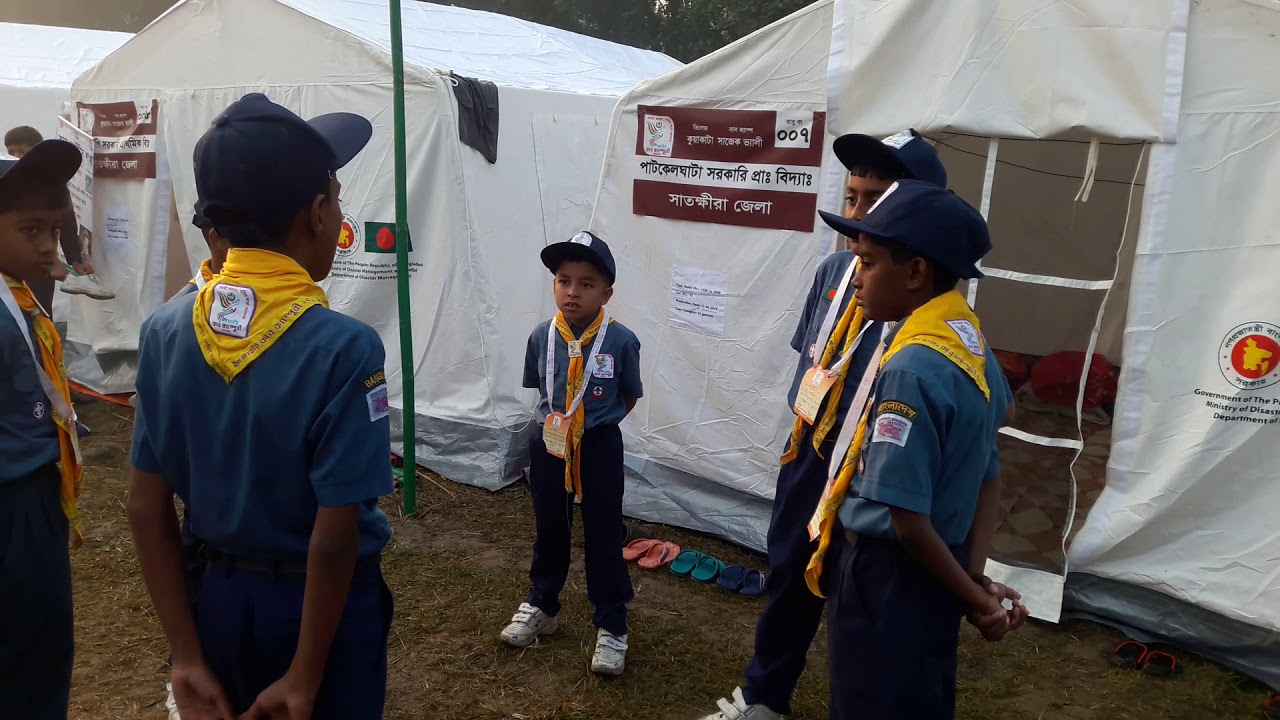 Little boy Alfi's cub scout grand yell_9 th National Cub Camporee 2020