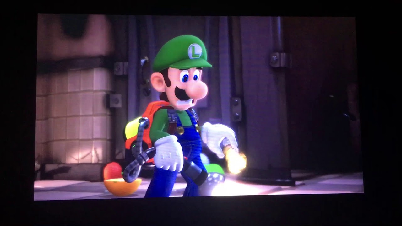Luigi Mansion 3 Luigi Gross Out Of The Elevator Button YouTube
