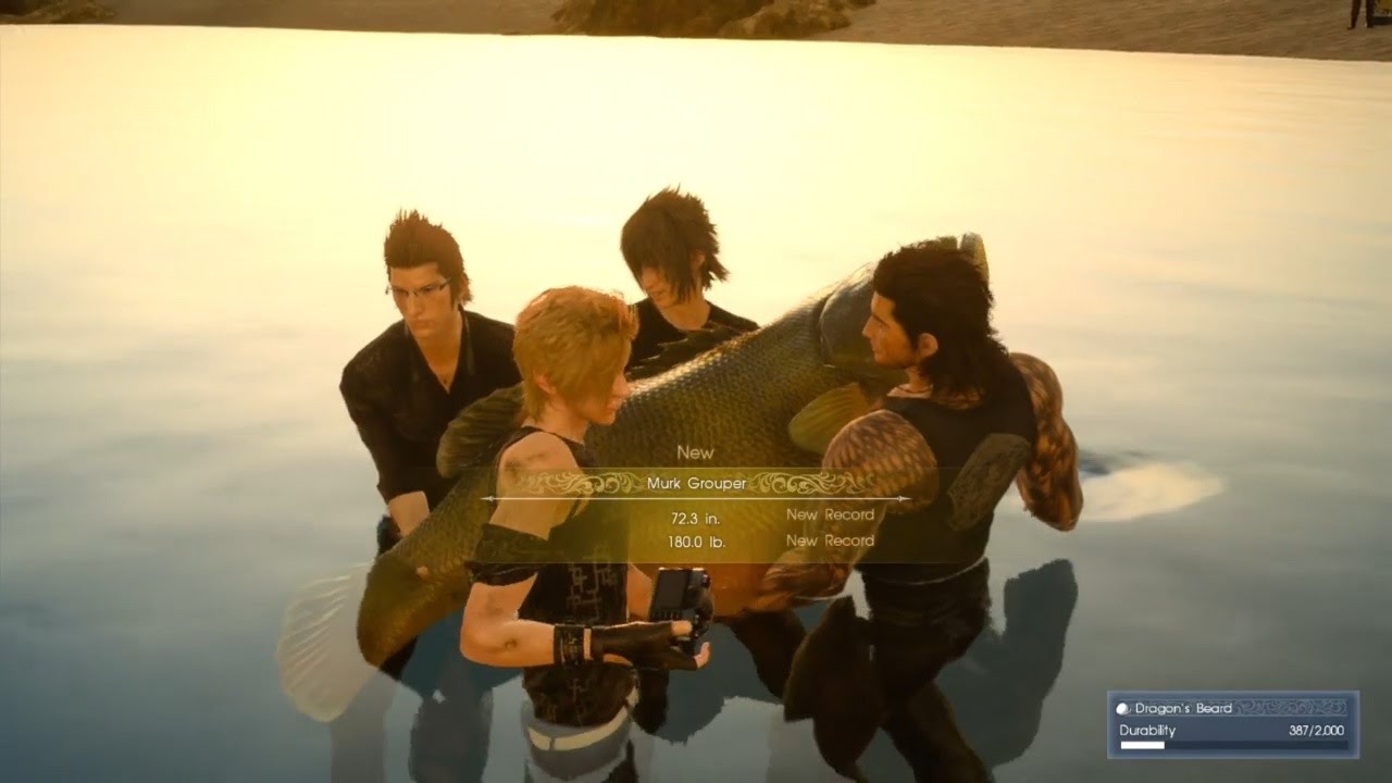 「Final Fantasy XV」 Quest "Angler's Nightmare" (TTV) YouTube