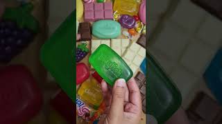 soap opning asmr ASMR Soap Unpacking Haul 🧼 | No Talking | Cracking Soap & Peeling SoundsFoam & Soap