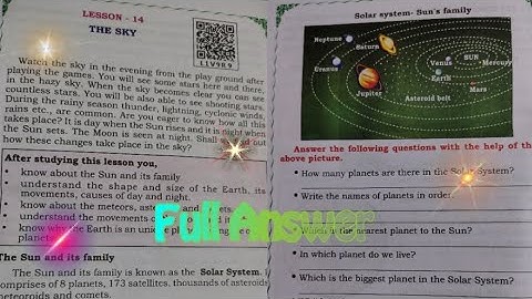 || 5th STD EVS|| lesson -14 The sky || full answer 🐼💗