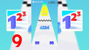 Mobile Gameplay Walkthrough: Number Masters, Pancake Run, Roof Rails, Marble 9 (Android,iOS)