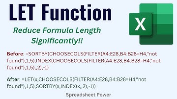 Learn How LET Function Reduce🔽 Formula Length in Excel | Explained with Practical Example💡
