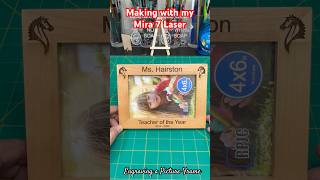 Engraving a Picture Frame with my Aeon Mira 7 Laser  #AEONVIP @AeonLaserUSA