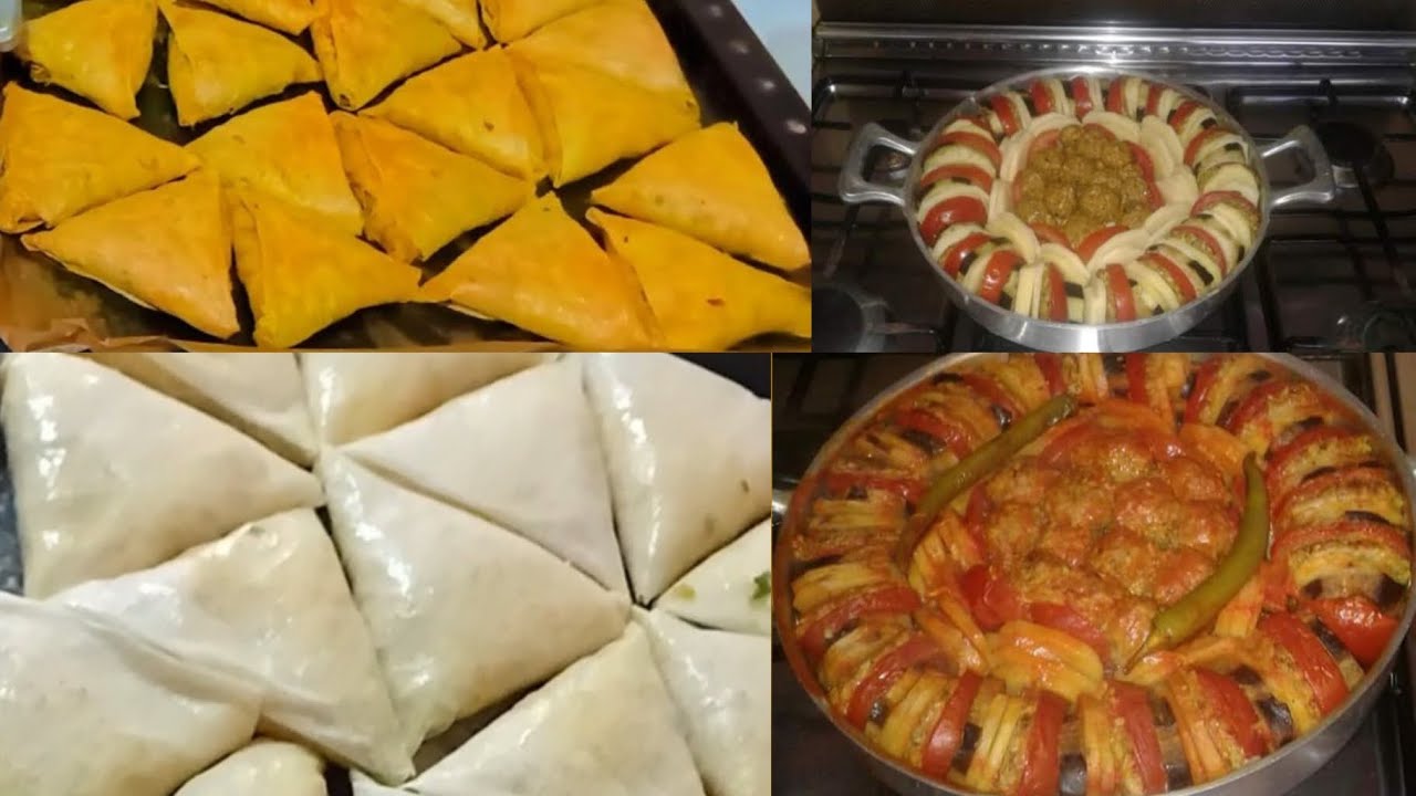 شاركت معكم الطاوة الكفتة ديال السردين بالخضرة 🤗 وبريوات معمرين بالبرميسيل والكفتة ديال الدجاج 🐓