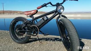 Electric BMX bike build. 1200watt E-Bike kit