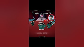 player 062 squid game roblox || #inkgame #inkgameroblox #squidgame3