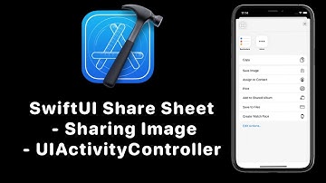 SwiftUI Share Sheet - Sharing Images Using SwiftUI - SwiftUI UIActivityViewController - SwiftUI 2.0