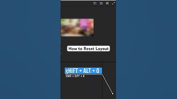 How to Reset Layout In Premiere Pro #shortcut #videoediting #premierepro #shorts