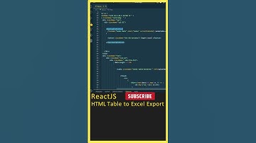 ReactJS HTML Table To Excel Export, React JS Tutorial For Beginners In Telugu, React Full Course