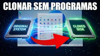 Clone qualquer unidade Windows para um NOVO SSD sem usar nenhum software.