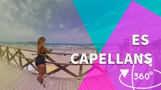 Peculiar village by a beautiful Majorcan beach ES CAPELLANS - VR 360º