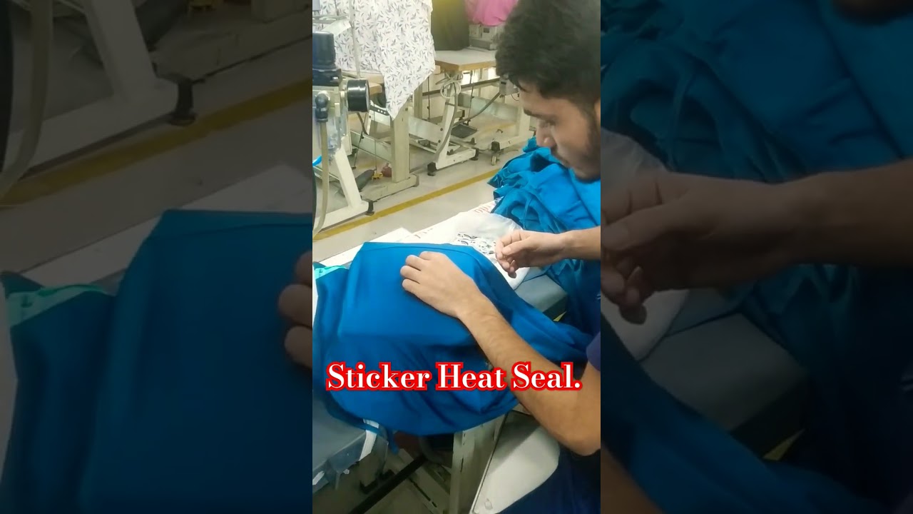 Garments at Sticker attached || Heat Seal … 