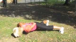 Kat Millar training outside