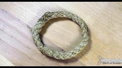 Simple rope grommet