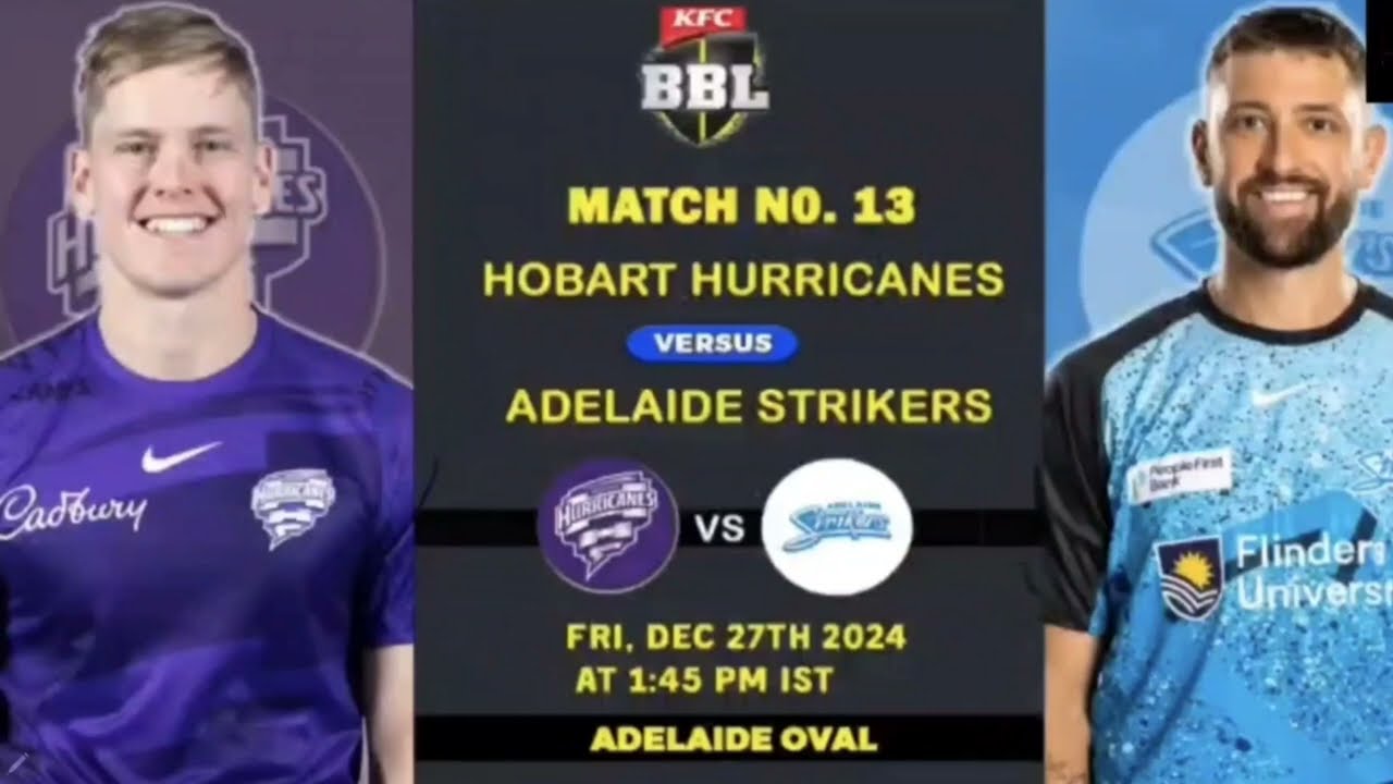 Today Match Predicton STR vs HUR Dream11 Prediction Today | Adelaide Strikers vs Hobart Hurricanes |