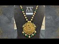 Beautiful Pearls chain with lord Vishnu Pendant / KK Jewellers Dilshuknagar