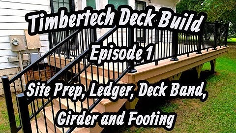 New Timbertech Composite Deck Build | Apex, NC | 0825 | Episode 1