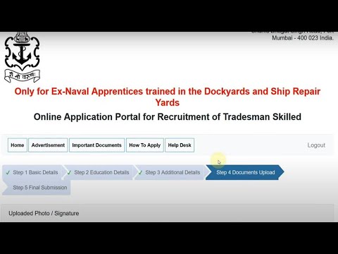 How to Fill Navy Tradesman skilled Online Form 2022|| full instructions|| indian navy online form