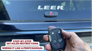 How to Wire a Leer Truck Topper Third Brake Light (CHMSL) and Automatic Lock and Unlock Functions