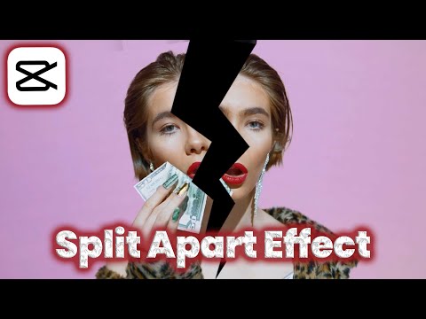 How to add Split Apart effect to video in Cap Cut