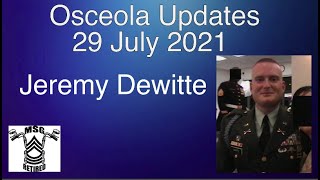 Jeremy Dewitte Updates 07/29/2021