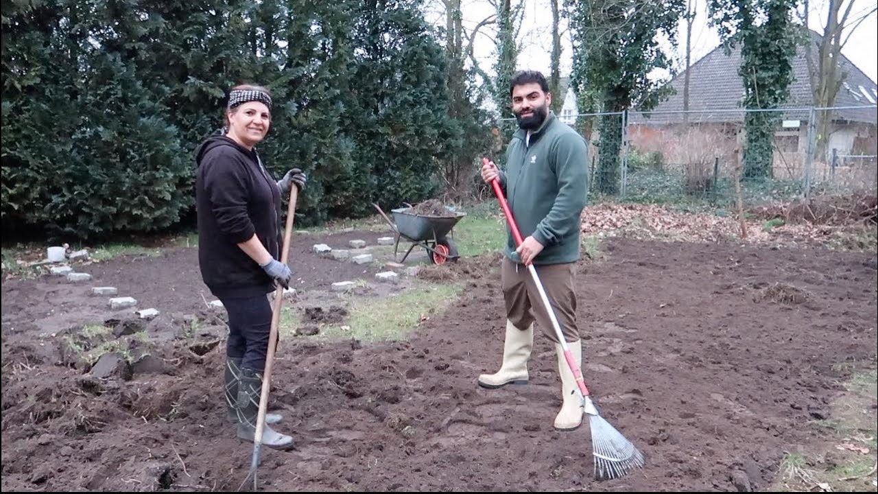 Gefüllte Weinblätter im Garten KOCHEN TEIL 1 | BEET VORBEREITUNGEN IN SAMI‘S GARTEN | Basnasküche